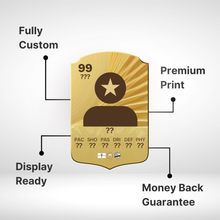 Load image into Gallery viewer, Custom Football Cards