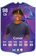 Load image into Gallery viewer, Creator Series 26 Final Whistle finished personalised football card example