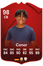 Load image into Gallery viewer, Creator Series 26 German League Monthly Star finished personalised football card example