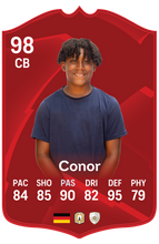 Load image into Gallery viewer, Creator Series 25 German League Monthly Star finished personalised football card example
