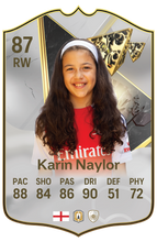 Load image into Gallery viewer, Creator Series 25 Century Club All-Time Great finished personalised football card example
