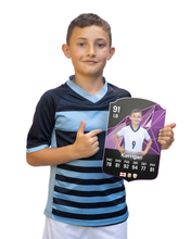 Load image into Gallery viewer, Creator Series 25 Perfect Pair finished card held for scale
