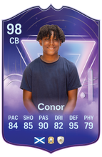 Load image into Gallery viewer, Creator Series 25 Rising Stars finished personalised football card example
