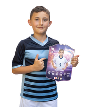 Load image into Gallery viewer, Creator Series 25 Fantasy Creator Favourite finished card held for scale
