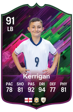 Load image into Gallery viewer, Creator Series 25 Position Switch finished personalised football card example
