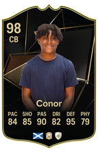 Load image into Gallery viewer, Creator Series 25 Weekly XI finished personalised football card example
