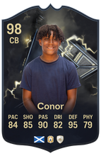 Load image into Gallery viewer, Creator Series 25 Electric Impact finished personalised football card example
