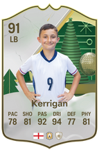 Load image into Gallery viewer, Creator Series 25 Winter Wonders All-Time Great finished personalised football card example
